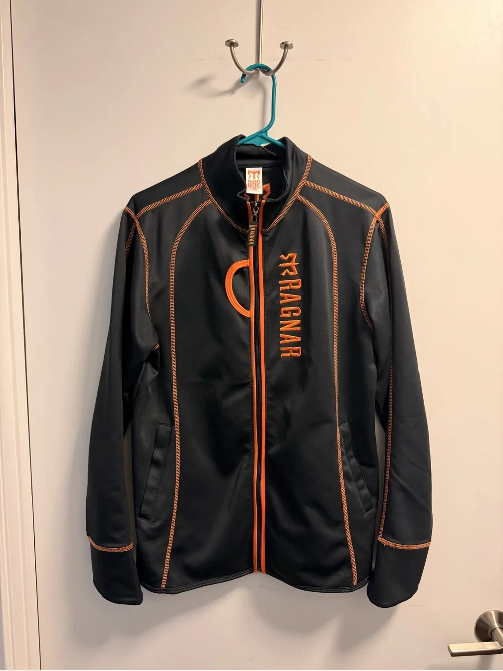 Ragnar Men’s Black Sweat Jacket, Size L